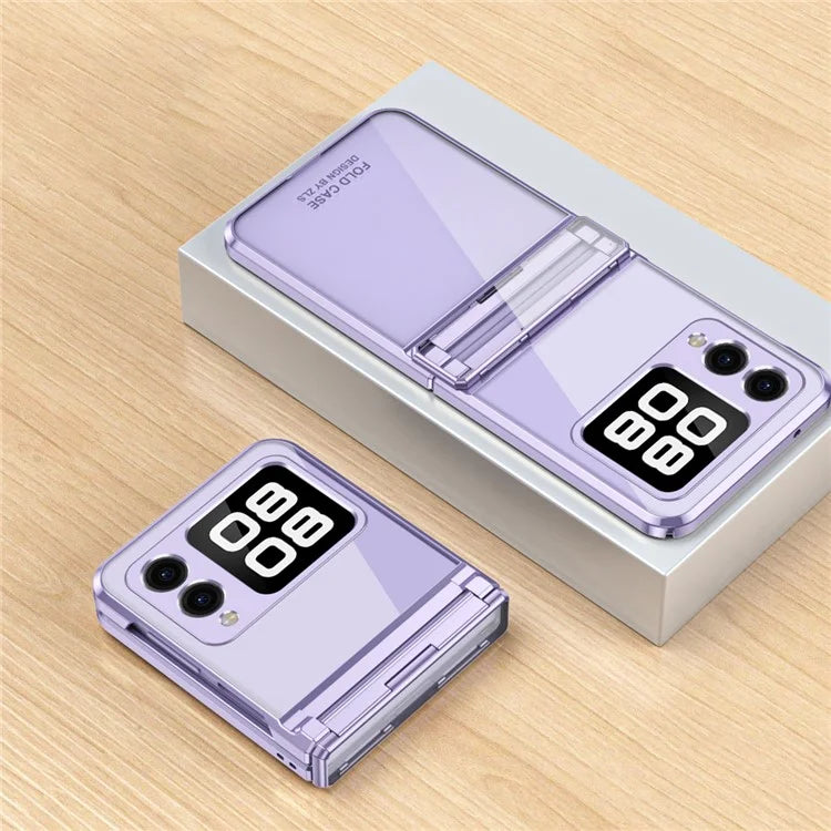 For Huawei nova Flip 5G Case Electroplating PC Folding Phone Cover