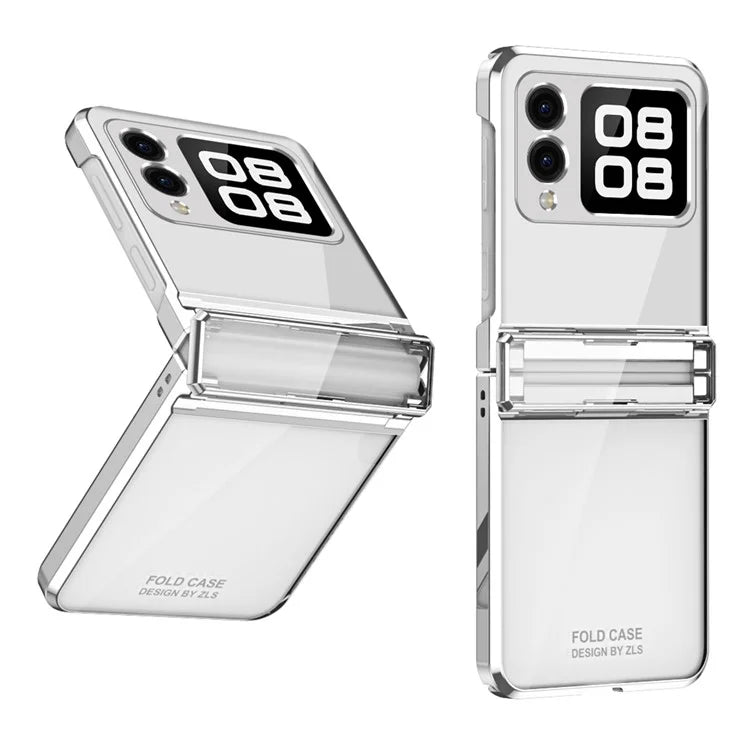 For Huawei nova Flip 5G Case Electroplating PC Folding Phone Cover