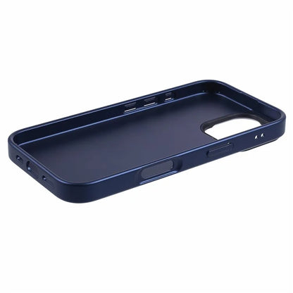 X-LEVEL For iPhone 16 Case Geometric PC+TPU+Leather Anti-Scratch Phone Cover