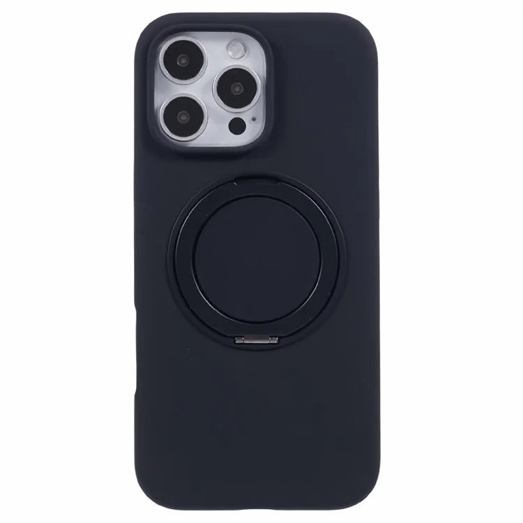 X-LEVEL For iPhone 16 Pro Case Compatible with MagSafe Rotatable Kickstand Liquid Silicone Phone Cover