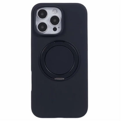 X-LEVEL For iPhone 16 Pro Case Compatible with MagSafe Rotatable Kickstand Liquid Silicone Phone Cover