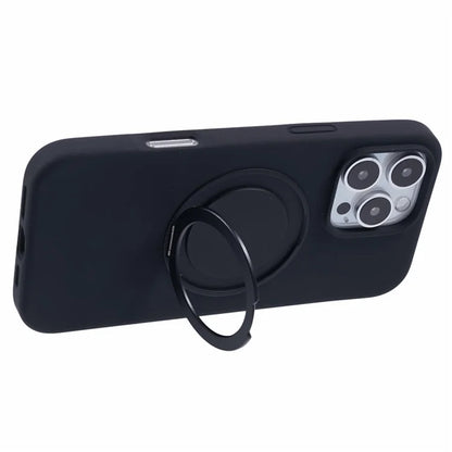 X-LEVEL For iPhone 16 Pro Case Compatible with MagSafe Rotatable Kickstand Liquid Silicone Phone Cover