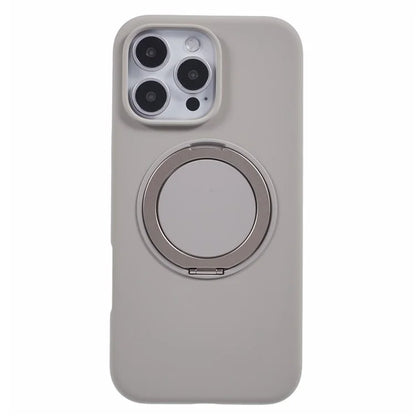 X-LEVEL For iPhone 16 Pro Case Compatible with MagSafe Rotatable Kickstand Liquid Silicone Phone Cover