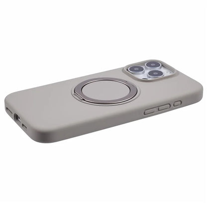 X-LEVEL For iPhone 16 Pro Case Compatible with MagSafe Rotatable Kickstand Liquid Silicone Phone Cover