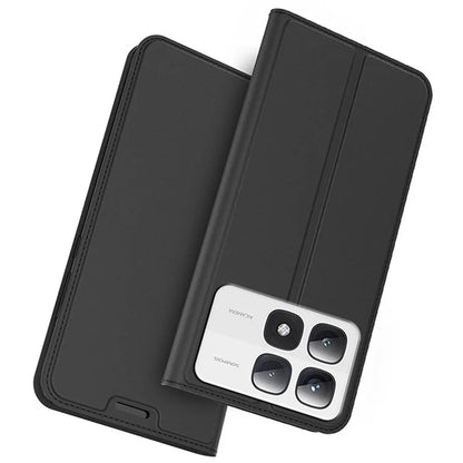 For Xiaomi 14T Pro Case PU Leather Phone Cover with Card Holder Stand Magnetic Closure