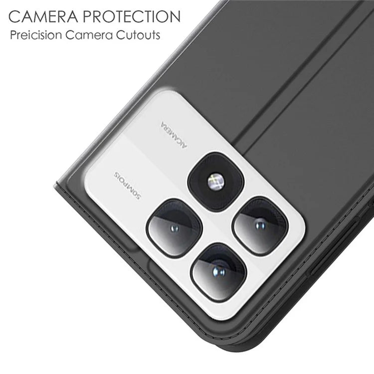 For Xiaomi 14T Pro Case PU Leather Phone Cover with Card Holder Stand Magnetic Closure