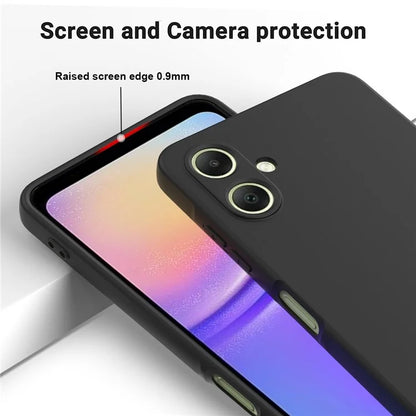 For Samsung Galaxy A06 Case Liquid Silicone Anti-Scratch Phone Cover with Hand Strap