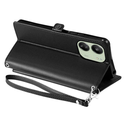 For Xiaomi Redmi 13C 5G  /  13C 4G Leather Case Wallet Stand Phone Cover with Straps