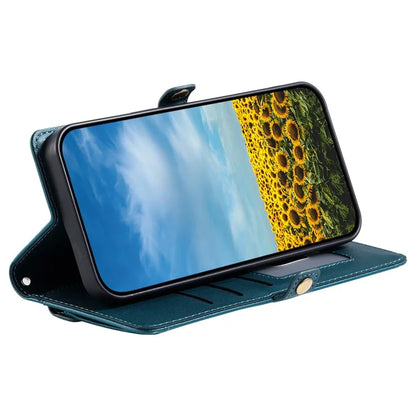 For Samsung Galaxy A33 5G Leather Case Wallet Stand Phone Cover with Straps