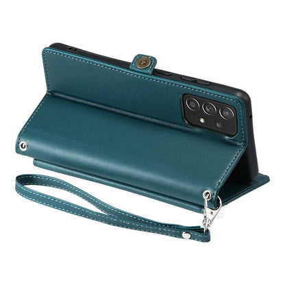 For Samsung Galaxy A33 5G Leather Case Wallet Stand Phone Cover with Straps