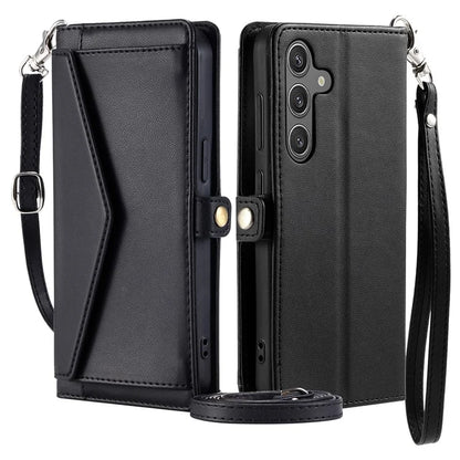For Samsung Galaxy A54 5G Leather Case Wallet Stand Phone Cover with Straps