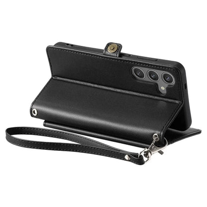 For Samsung Galaxy A54 5G Leather Case Wallet Stand Phone Cover with Straps