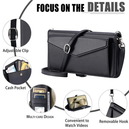 For Samsung Galaxy A25 5G (Global) (161.0 X 76.5 X 8.3mm) Leather Case Wallet Stand Phone Cover with Straps