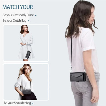 For Samsung Galaxy A06 Leather Case Wallet Stand Phone Cover with Straps
