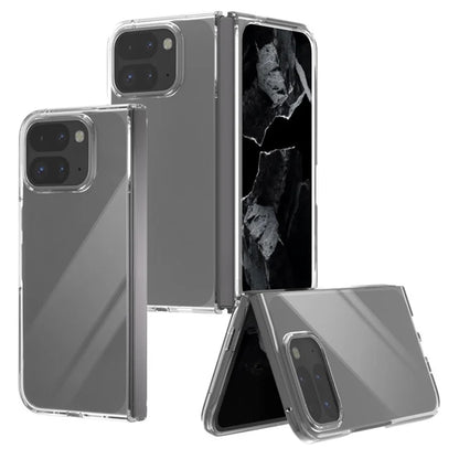 ABEEL For Google Pixel 9 Pro Fold 5G Clear Case Anti-Drop Hard PC Phone Cover