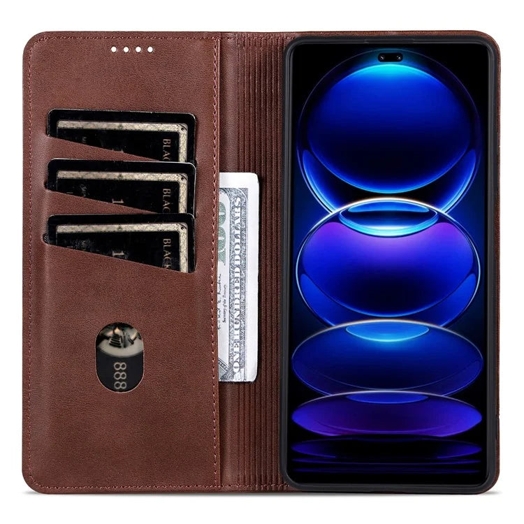 AZNS For Honor 200 Lite Case Cowhide Texture PU Leather Wallet Phone Cover