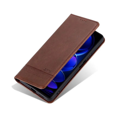 AZNS For Honor 200 Lite Case Cowhide Texture PU Leather Wallet Phone Cover