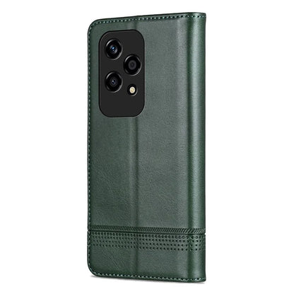 AZNS For Honor 200 Lite Case Cowhide Texture PU Leather Wallet Phone Cover