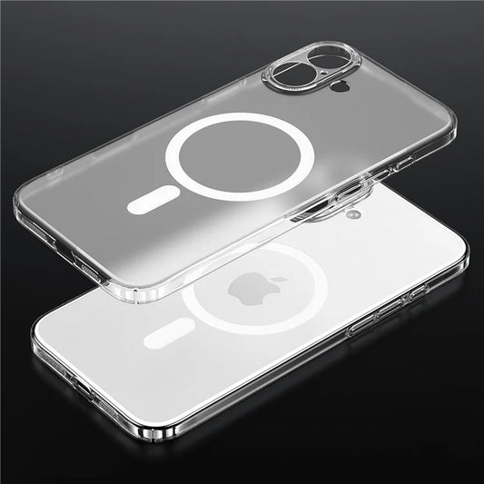 SULADA For iPhone 16 Plus Case Compatible with MagSafe PC+TPU Matte Translucent Back Cover