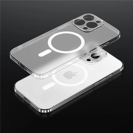 SULADA For iPhone 16 Pro Max Case Compatible with MagSafe PC+TPU Matte Translucent Back Cover