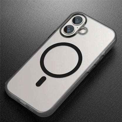For iPhone 16 Plus Case Compatible with MagSafe Skin-Touch PC+TPU Matte Phone Cover
