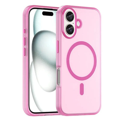 For iPhone 16 Plus Case Compatible with MagSafe Skin-Touch PC+TPU Matte Phone Cover