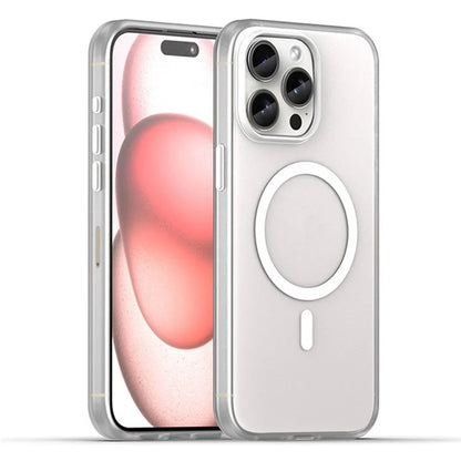 For iPhone 16 Pro Case Compatible with MagSafe Skin-Touch PC+TPU Matte Phone Cover