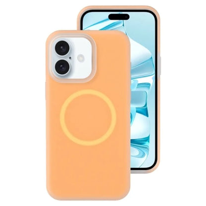 For iPhone 16 Magnetic Case Liquid Silicone Shockproof Phone Cover