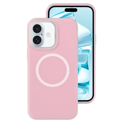 For iPhone 16 Magnetic Case Liquid Silicone Shockproof Phone Cover