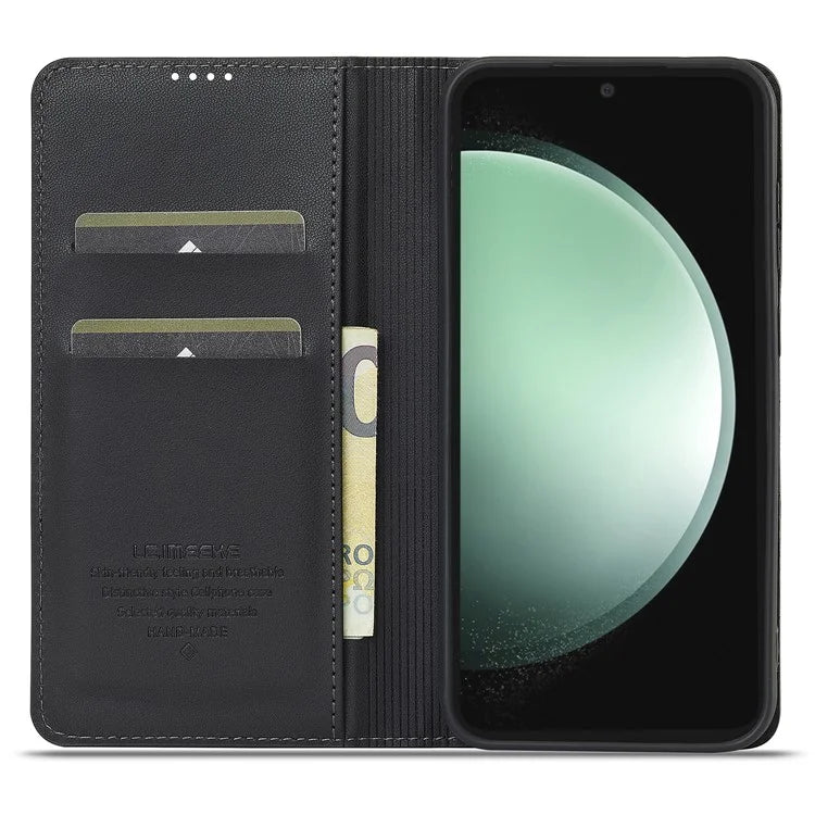 LC.IMEEKE L1 Series for Samsung Galaxy S24 Case PU Leather Wallet Stand Protective Phone Cover