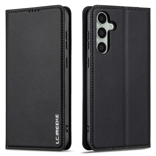 LC.IMEEKE L1 Series for Samsung Galaxy S24+ Case PU Leather Wallet Stand Protective Phone Cover