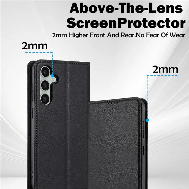 LC.IMEEKE L1 Series for Samsung Galaxy S24+ Case PU Leather Wallet Stand Protective Phone Cover