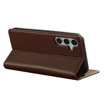 LC.IMEEKE L1 Series for Samsung Galaxy S24+ Case PU Leather Wallet Stand Protective Phone Cover