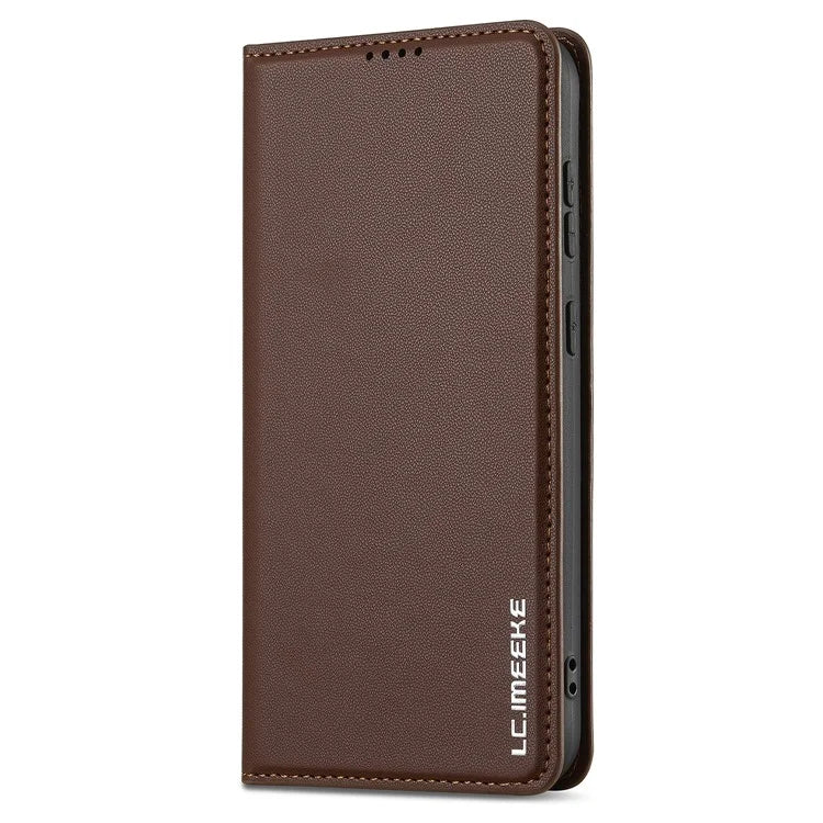 LC.IMEEKE L1 Series for Samsung Galaxy S24+ Case PU Leather Wallet Stand Protective Phone Cover