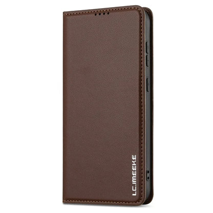 LC.IMEEKE L1 Series for Samsung Galaxy S24+ Case PU Leather Wallet Stand Protective Phone Cover