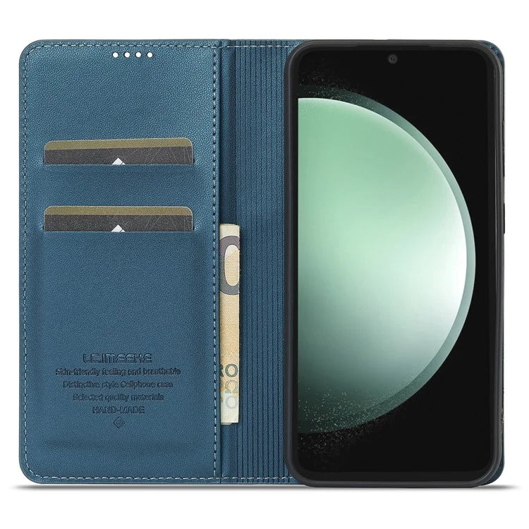 LC.IMEEKE L1 Series for Samsung Galaxy S24+ Case PU Leather Wallet Stand Protective Phone Cover