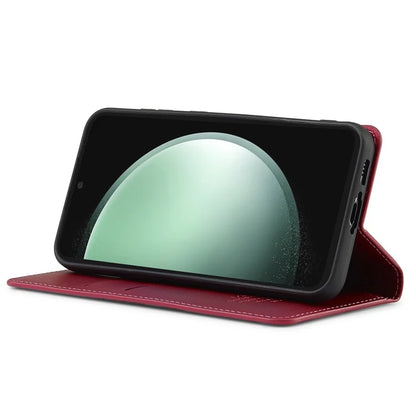 LC.IMEEKE L1 Series for Samsung Galaxy S24+ Case PU Leather Wallet Stand Protective Phone Cover