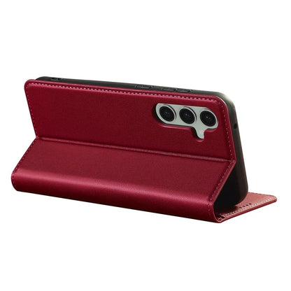 LC.IMEEKE L1 Series for Samsung Galaxy S24+ Case PU Leather Wallet Stand Protective Phone Cover