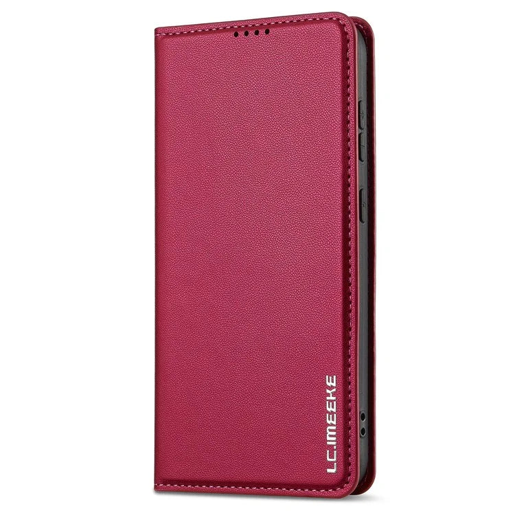 LC.IMEEKE L1 Series for Samsung Galaxy S24+ Case PU Leather Wallet Stand Protective Phone Cover