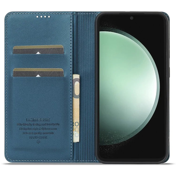 LC.IMEEKE L1 Series for Samsung Galaxy S23 FE Case PU Leather Wallet Stand Protective Phone Cover