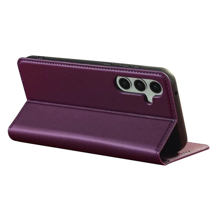 LC.IMEEKE L1 Series for Samsung Galaxy S23 FE Case PU Leather Wallet Stand Protective Phone Cover