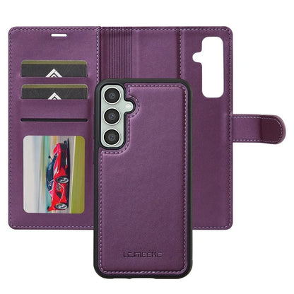 LC.IMEEKE L2 Series for Samsung Galaxy A55 5G Case PU Leather Wallet Detachable Magnetic Phone Cover