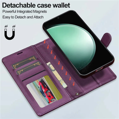LC.IMEEKE L2 Series for Samsung Galaxy A35 5G Case PU Leather Wallet Detachable Magnetic Phone Cover
