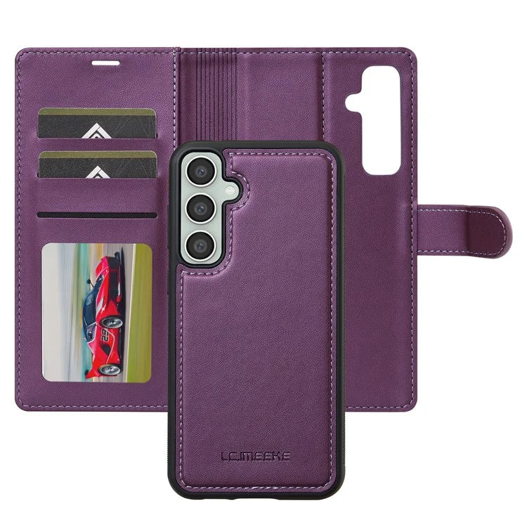 LC.IMEEKE L2 Series for Samsung Galaxy A15 4G / 5G Case PU Leather Wallet Detachable Magnetic Phone Cover