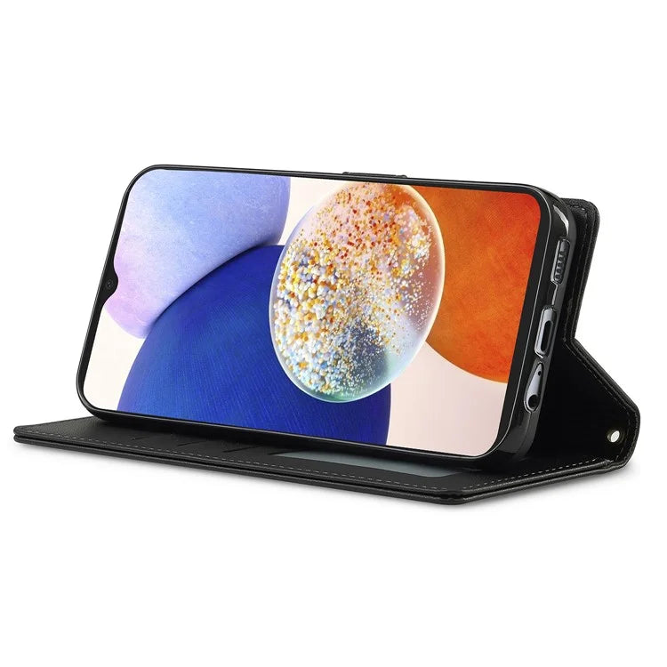 LC.IMEEKE L2 Series for Samsung Galaxy A14 5G Case PU Leather Wallet Detachable Magnetic Phone Cover