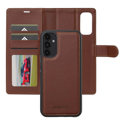 LC.IMEEKE L2 Series for Samsung Galaxy A14 5G Case PU Leather Wallet Detachable Magnetic Phone Cover