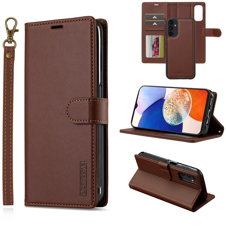 LC.IMEEKE L2 Series for Samsung Galaxy A54 5G Case PU Leather Wallet Detachable Magnetic Phone Cover