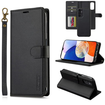 LC.IMEEKE L2 Series for Samsung Galaxy A54 5G Case PU Leather Wallet Detachable Magnetic Phone Cover