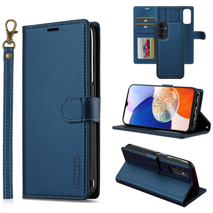LC.IMEEKE L2 Series for Samsung Galaxy A54 5G Case PU Leather Wallet Detachable Magnetic Phone Cover