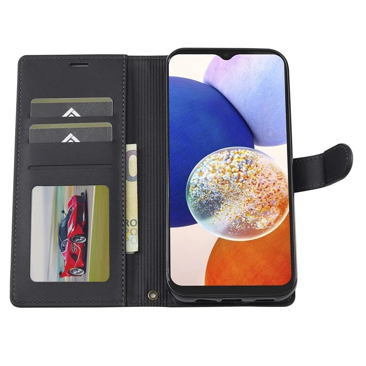 LC.IMEEKE L2 Series for Samsung Galaxy A34 5G Case PU Leather Wallet Detachable Magnetic Phone Cover